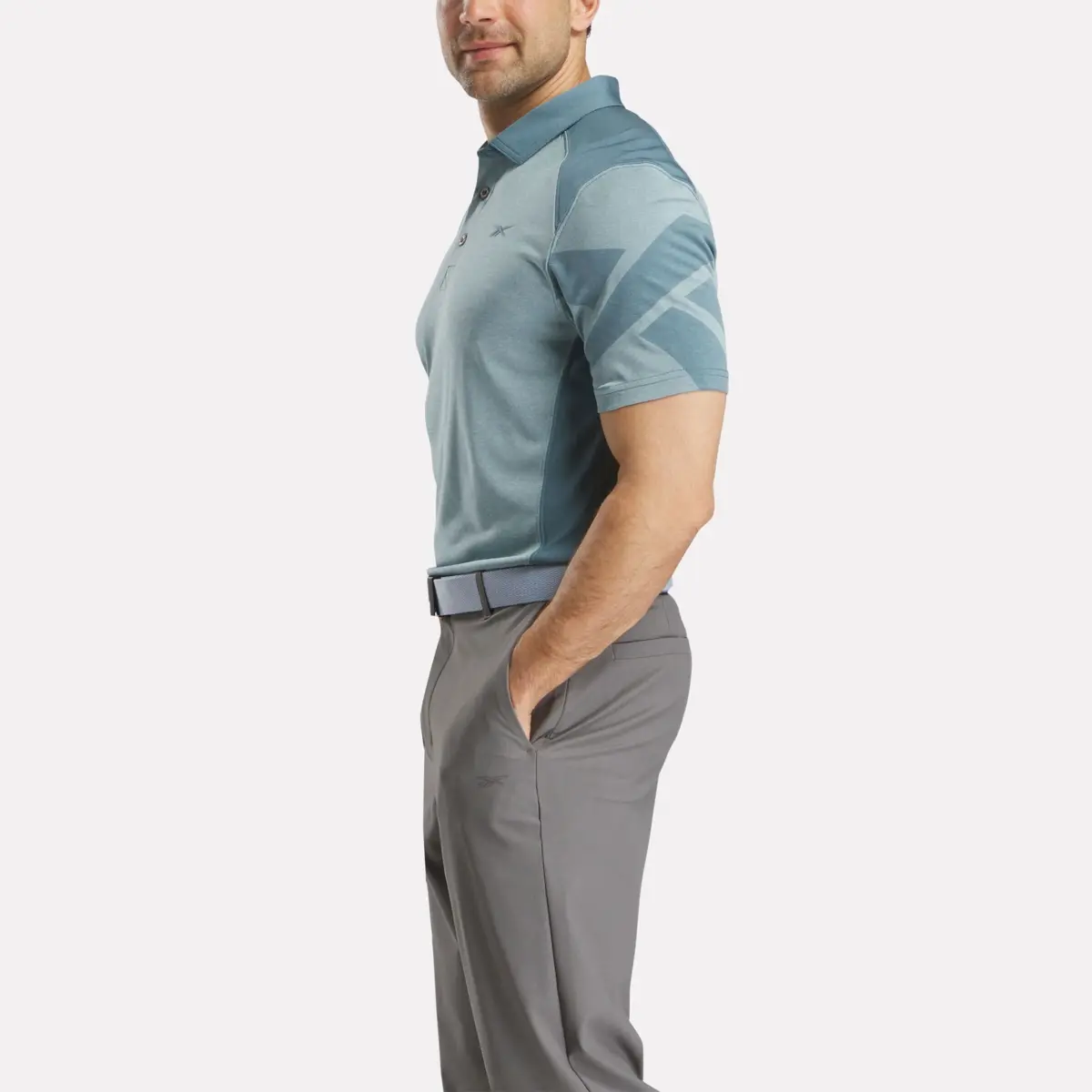 Herren-Polohemd mit kurzen Ärmeln und Signature Vector-Ärmeln