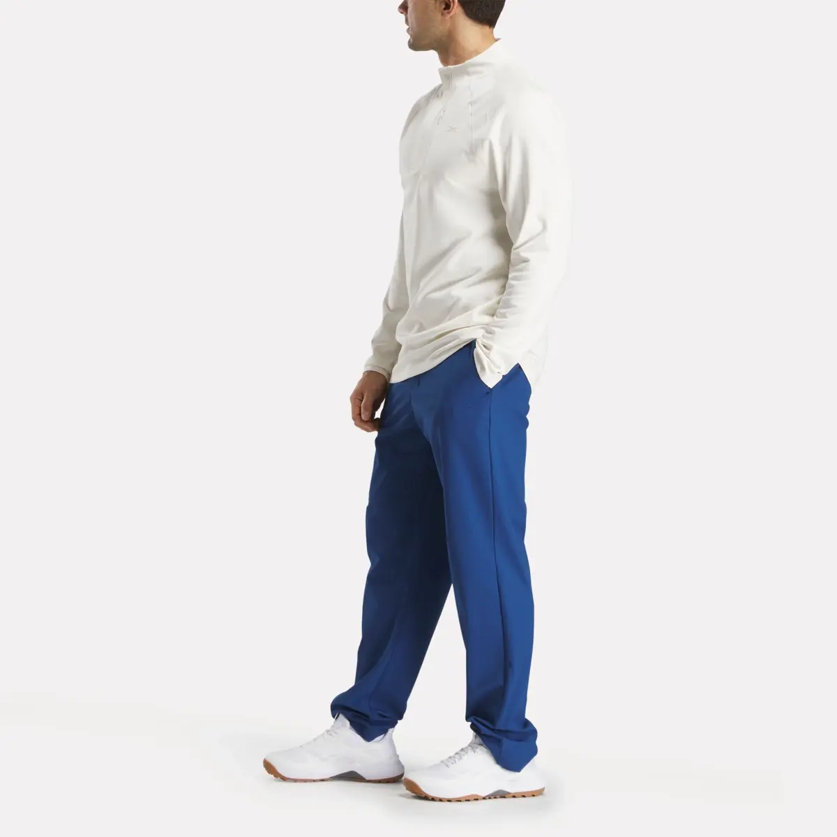 Herren-Pullover mit langen Ärmeln und 1/4-Reißverschluss aus Aero Flex