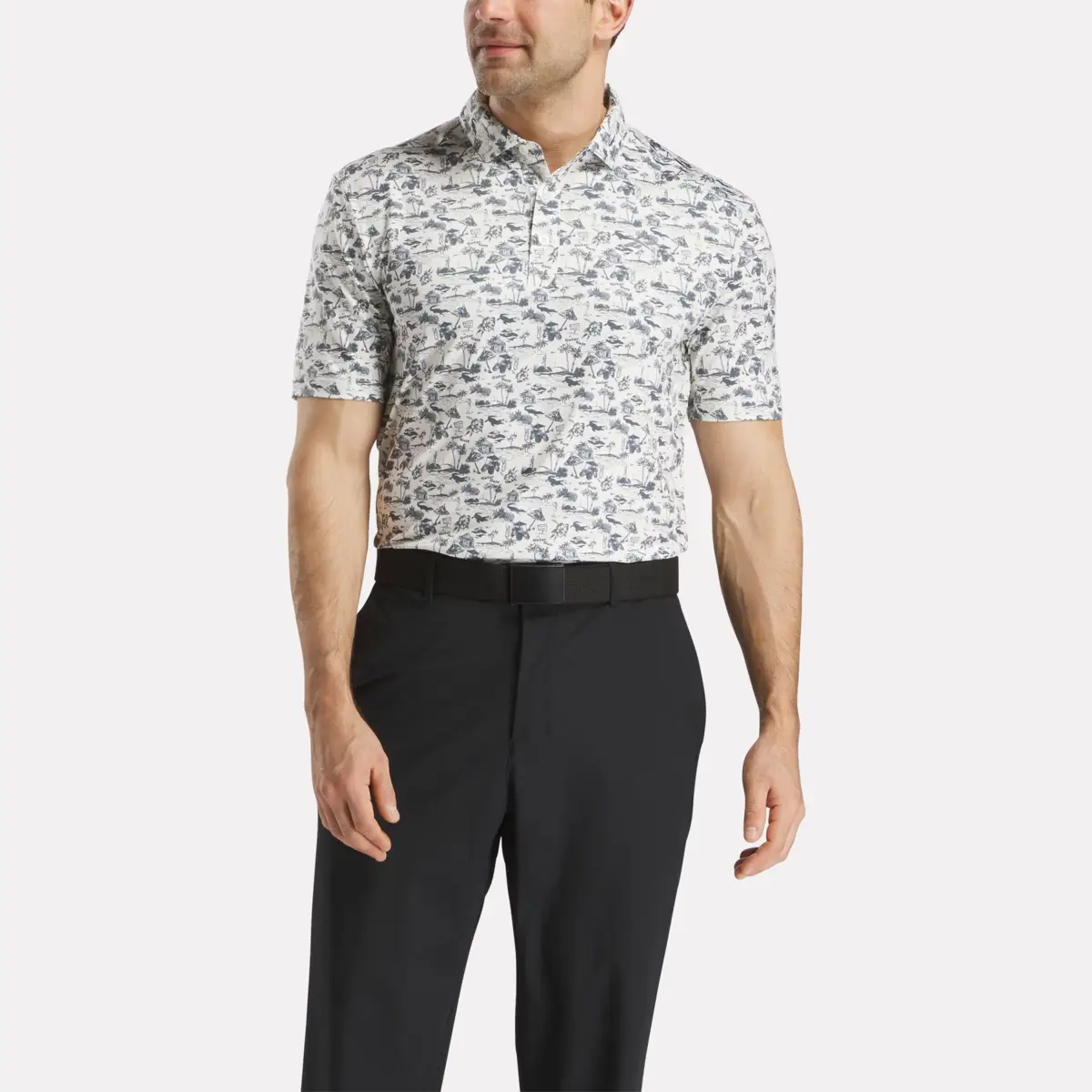 Kurzärmeliges Gator-Golf-Poloshirt für Herren