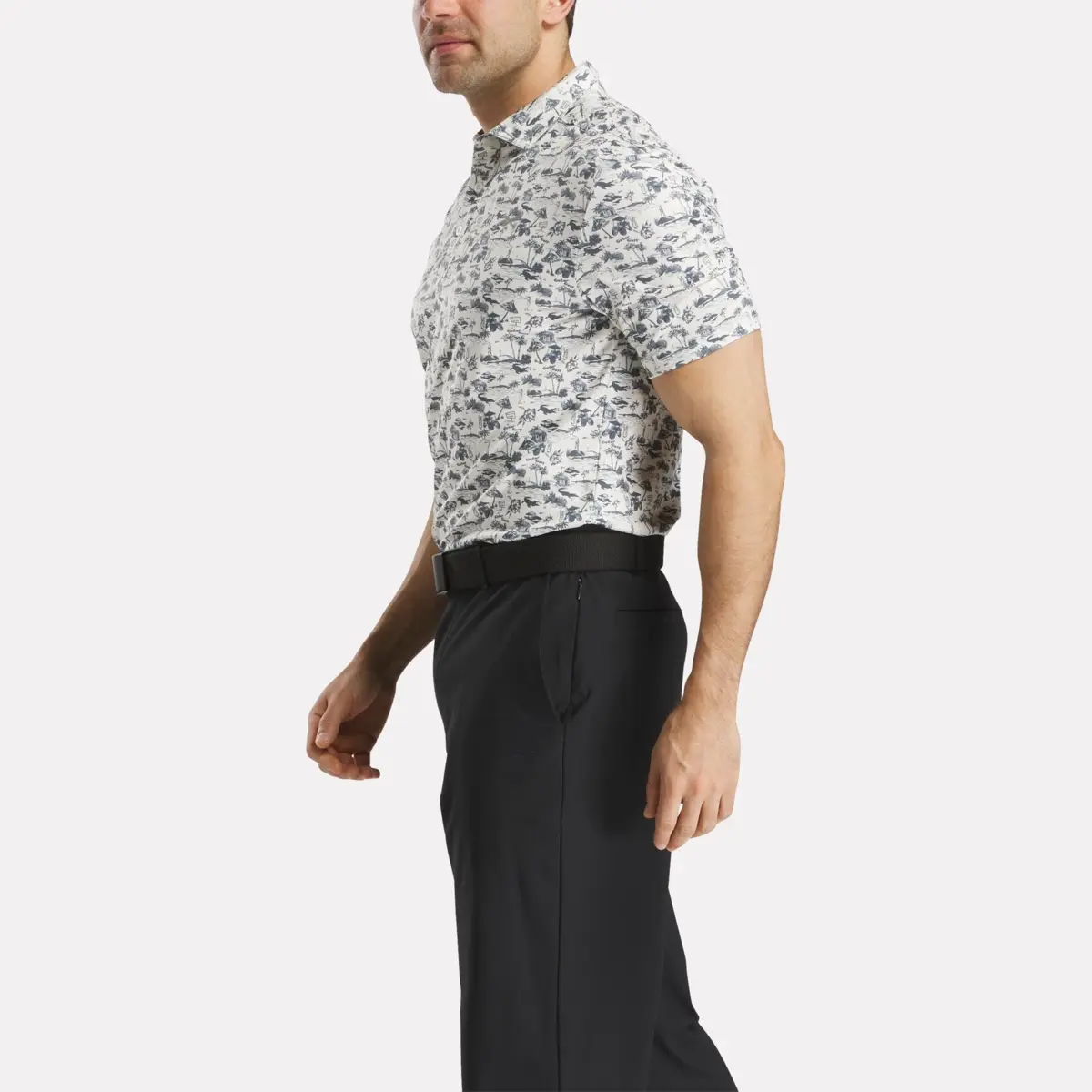 Kurzärmeliges Gator-Golf-Poloshirt für Herren