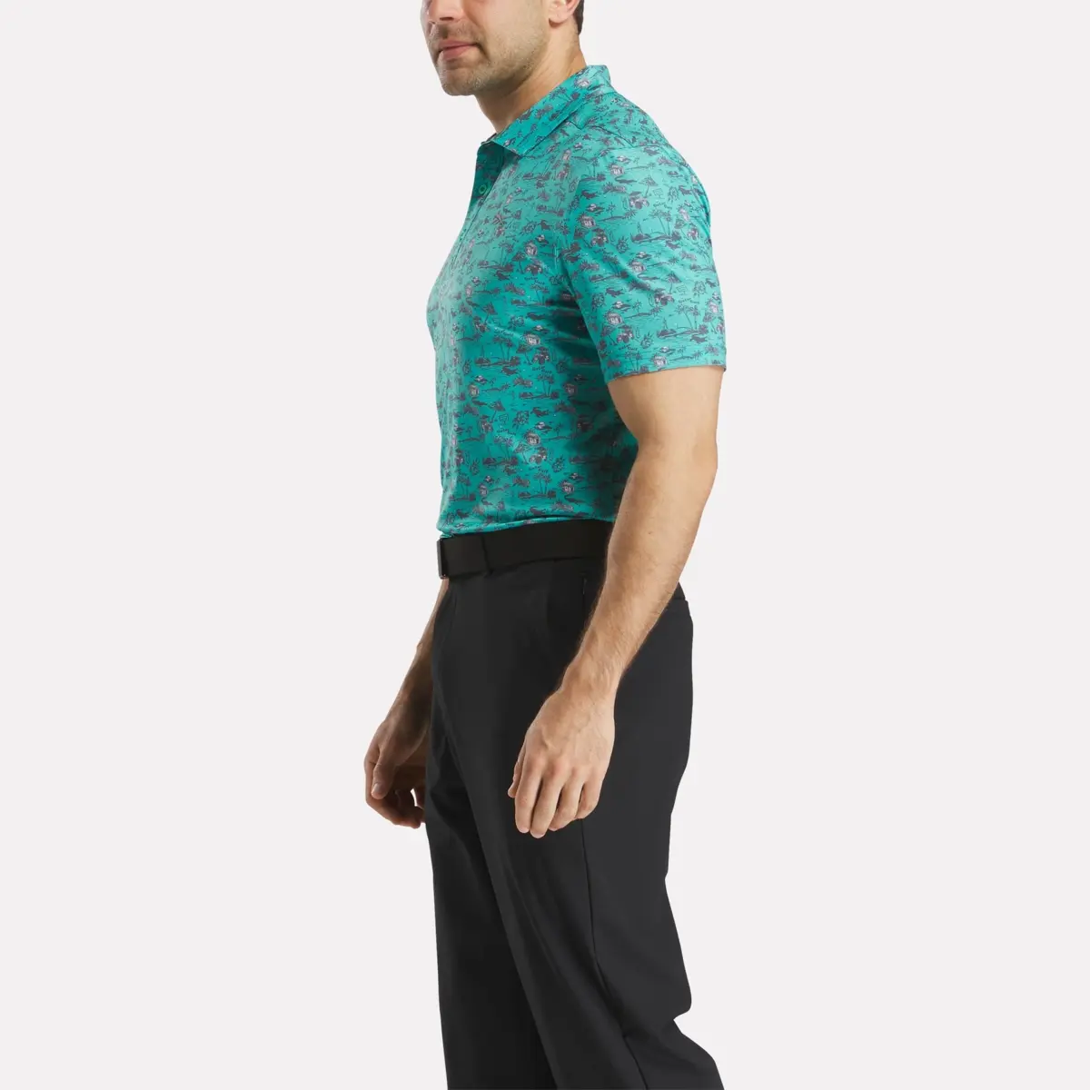 Kurzärmeliges Gator-Golf-Poloshirt für Herren