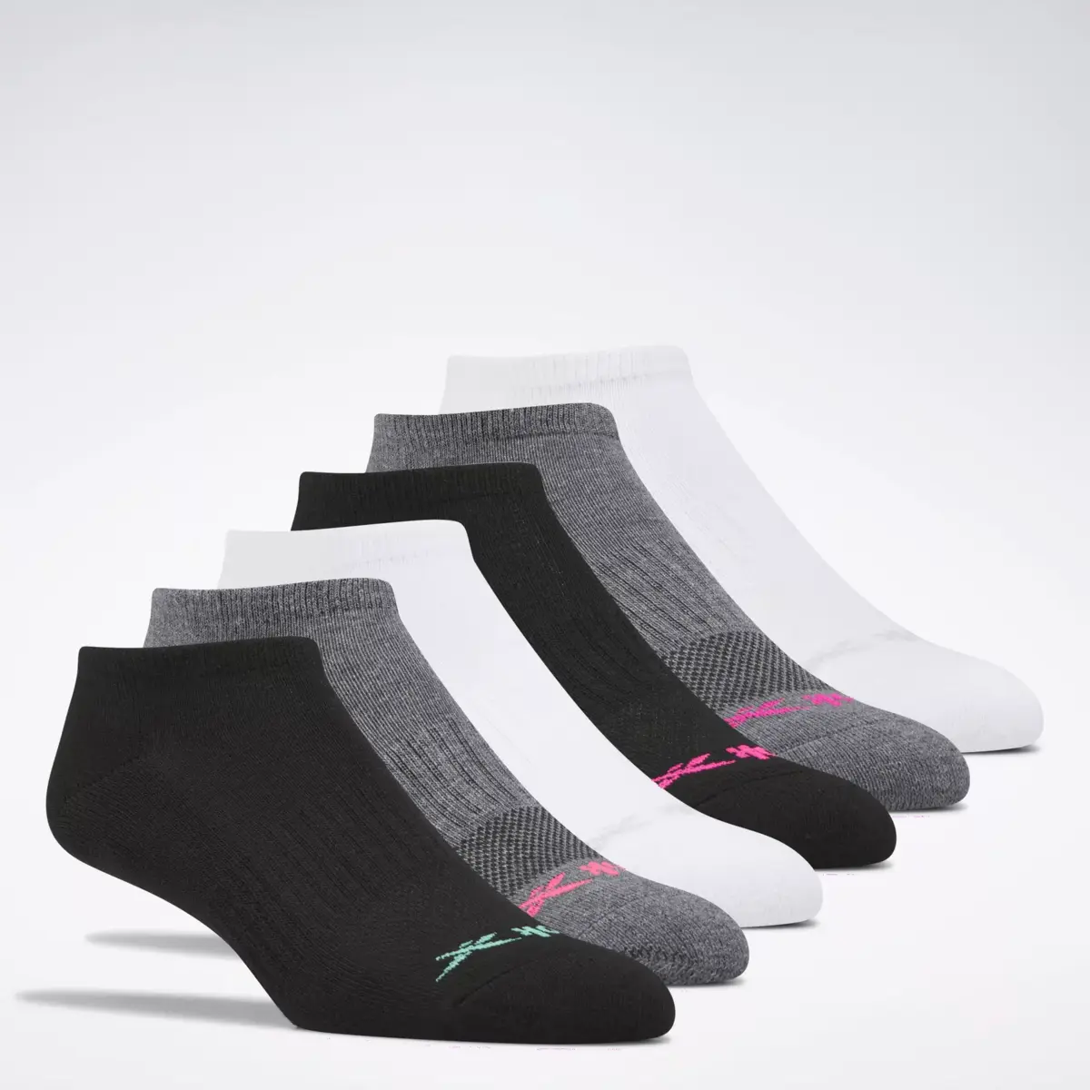 Reebok Basic Low-Cut Socken für Damen, 6er-Pack