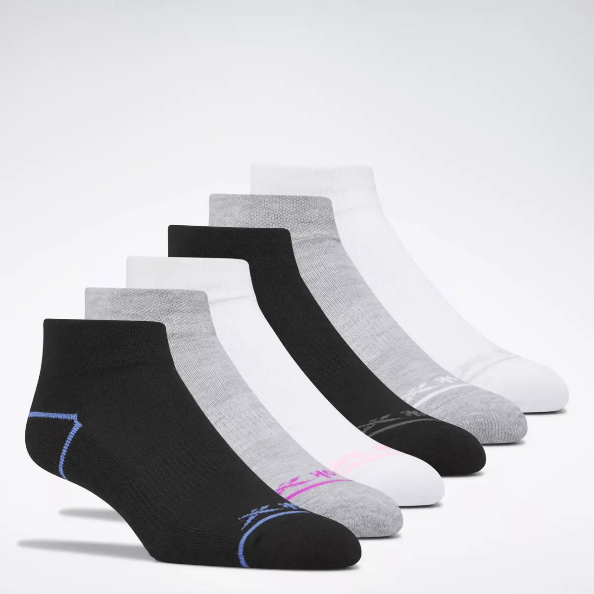 Reebok Basic Quarter Socken für Damen, 6er-Pack