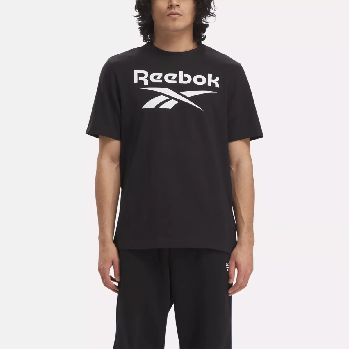 Reebok Identity Big Stacked Logo T-Shirt für Herren