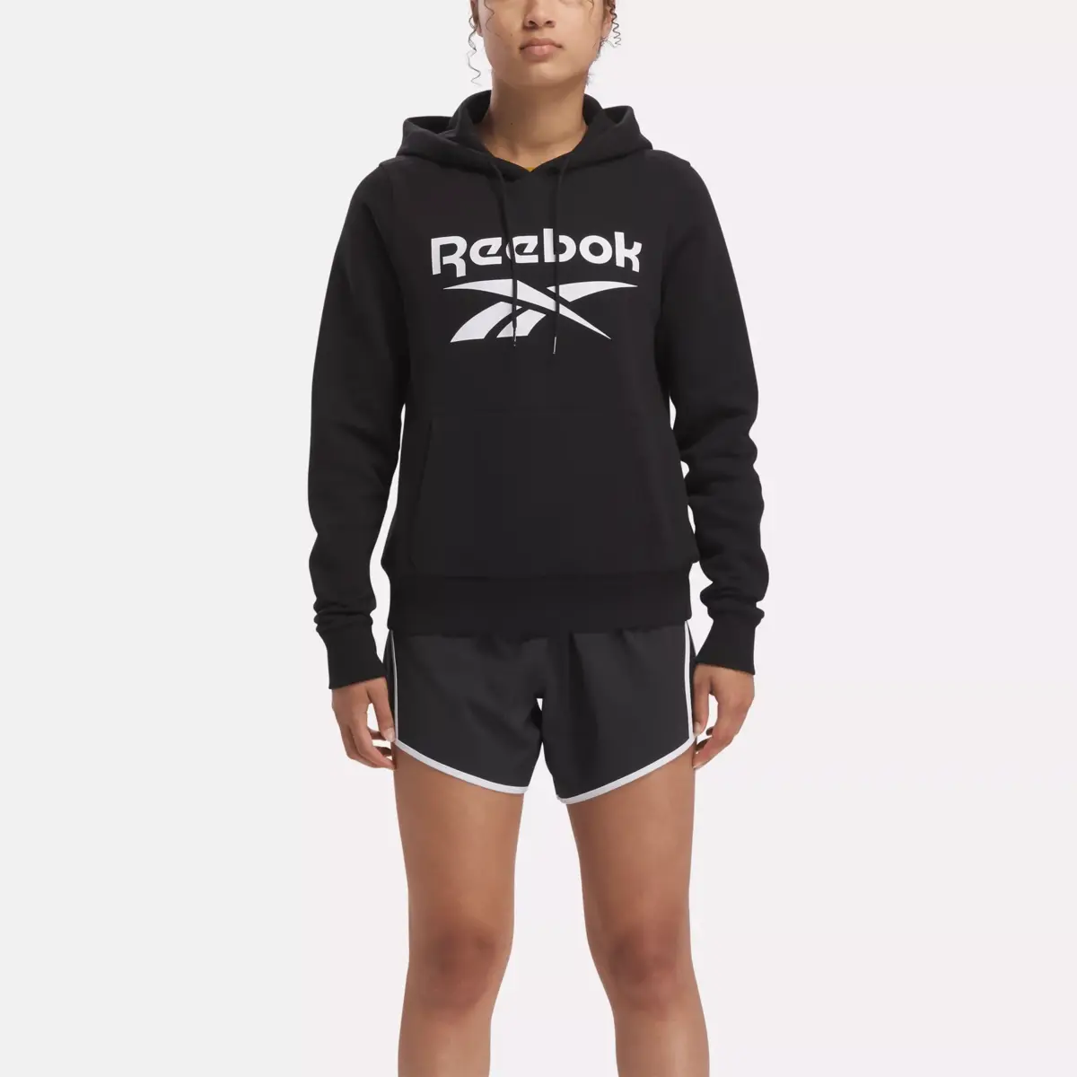 Reebok Identity Fleece-Hoodie mit großem Logo für Damen