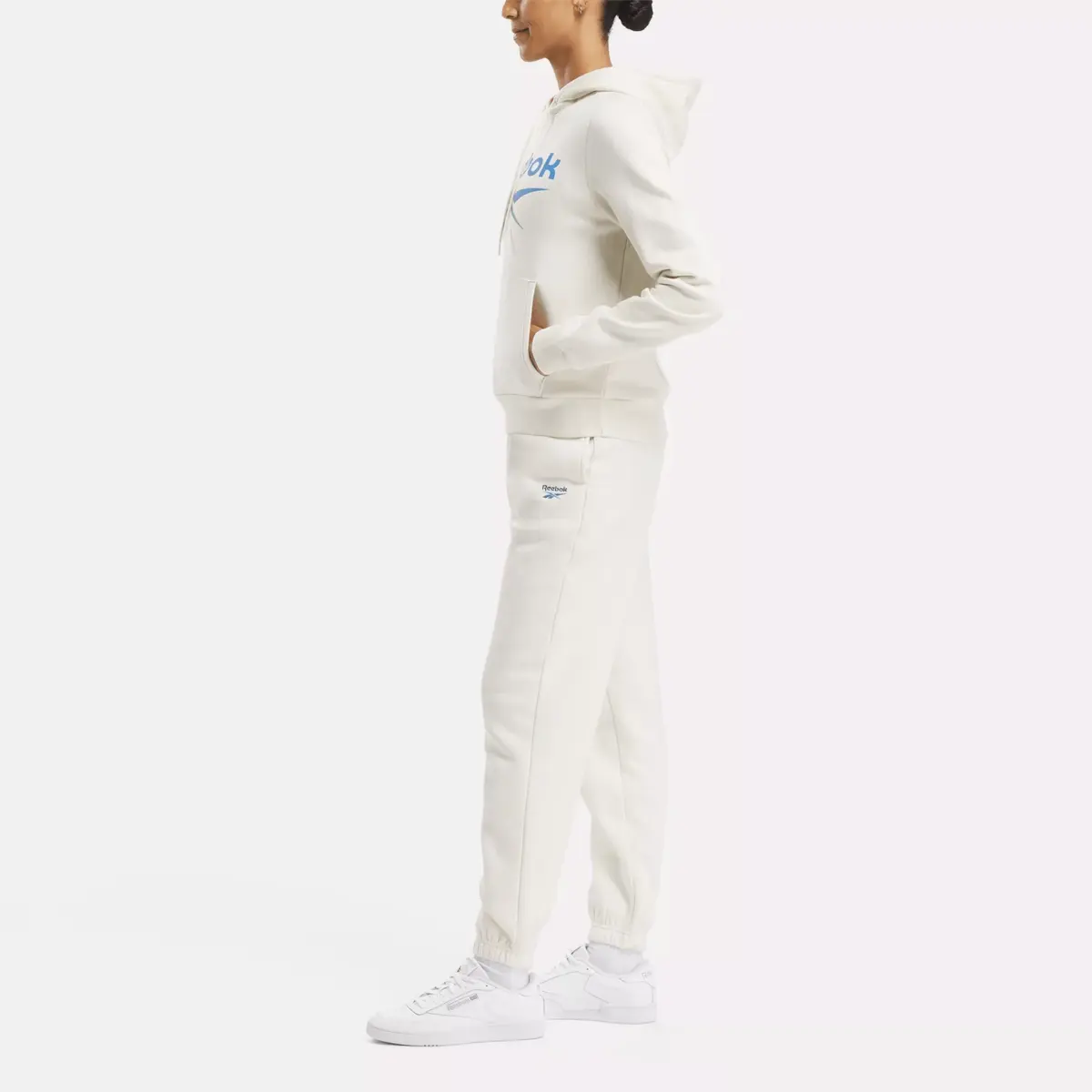 Reebok Identity Fleece-Hoodie mit großem Logo für Damen