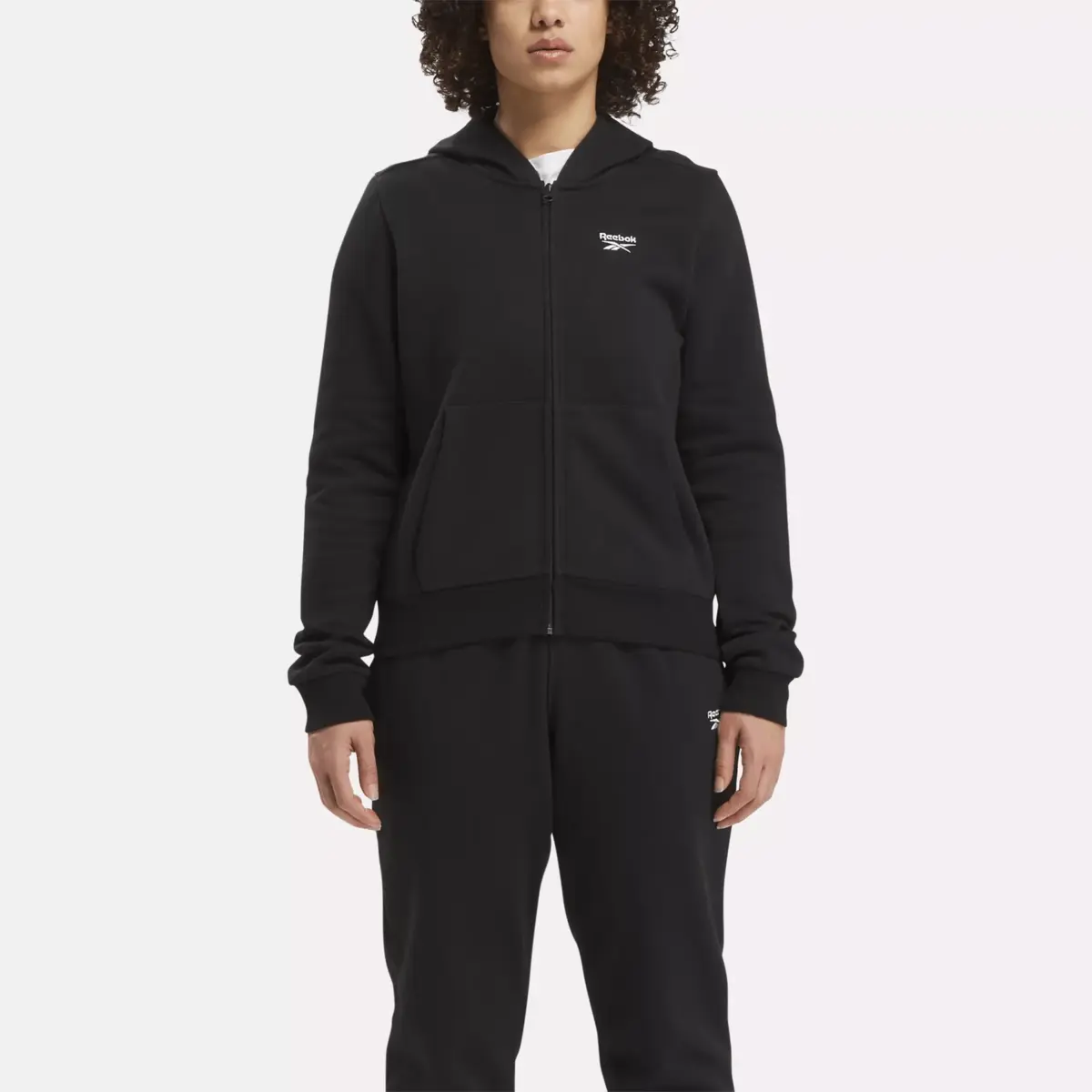 Reebok Identity Small Logo Fleece Full-Zip Hoodie für Damen