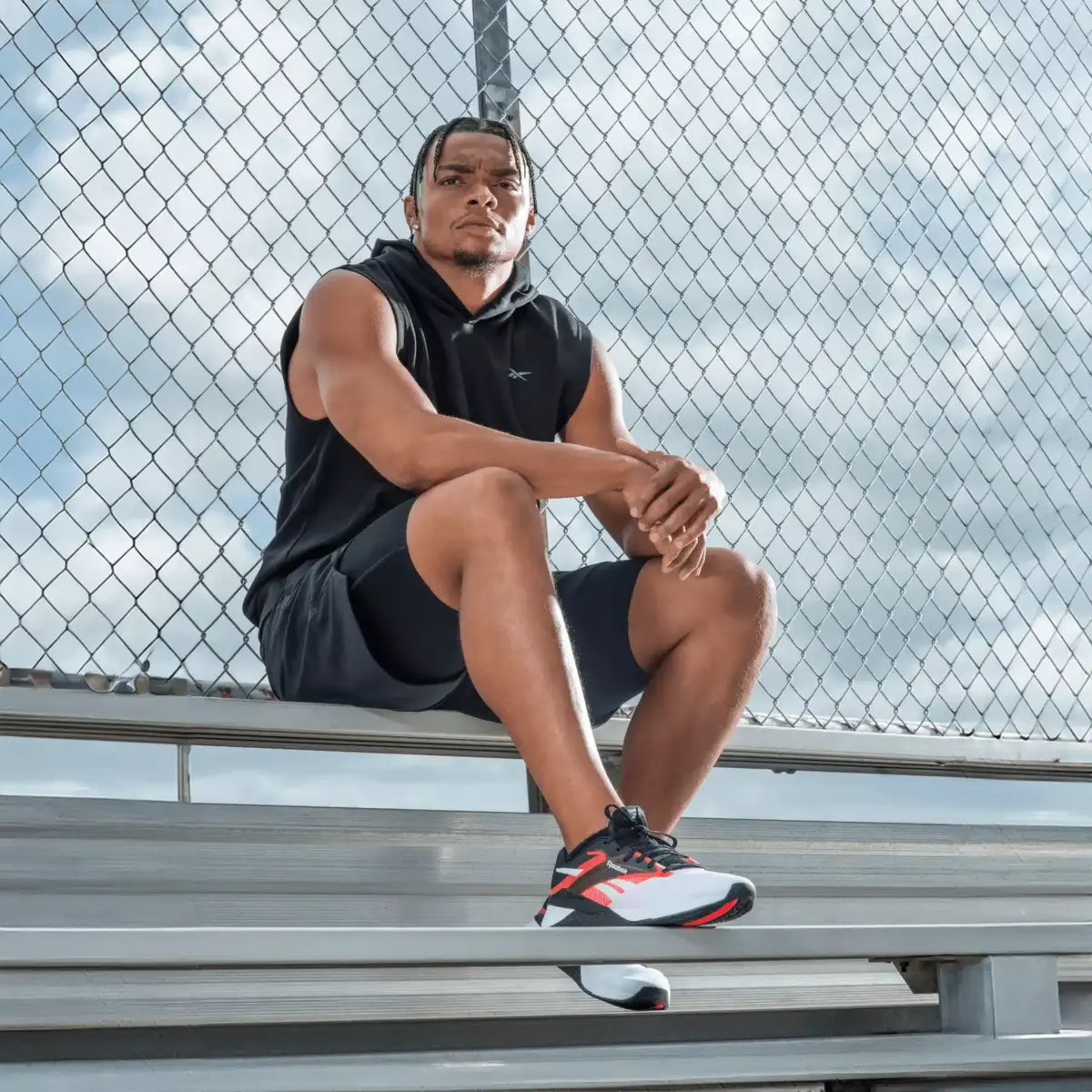 Ärmelloser Hoodie für Herren